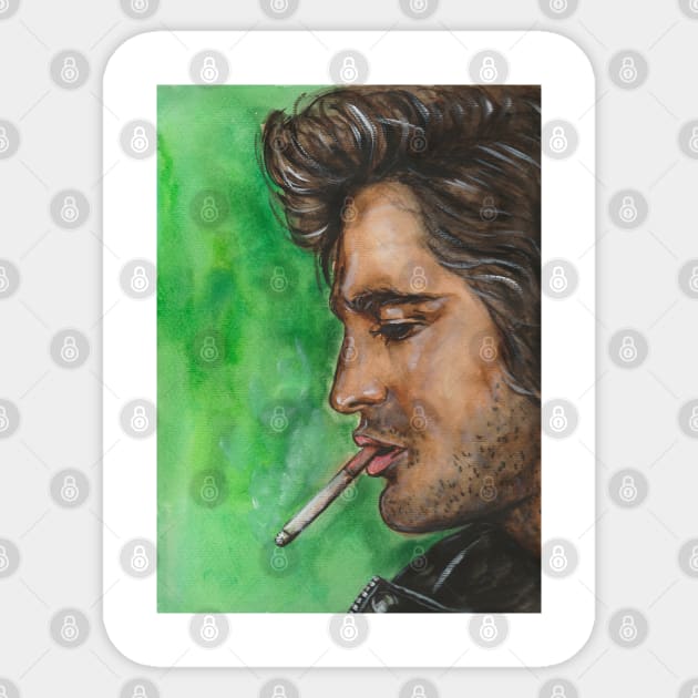 Robert Pattinson Sticker by Svetlana Pelin